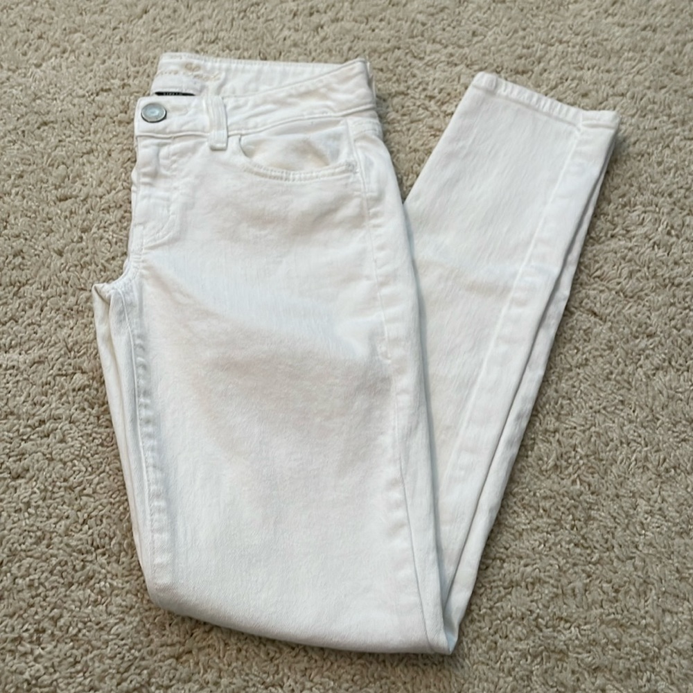 American Eagle White Skinny Jeggings - Size 4